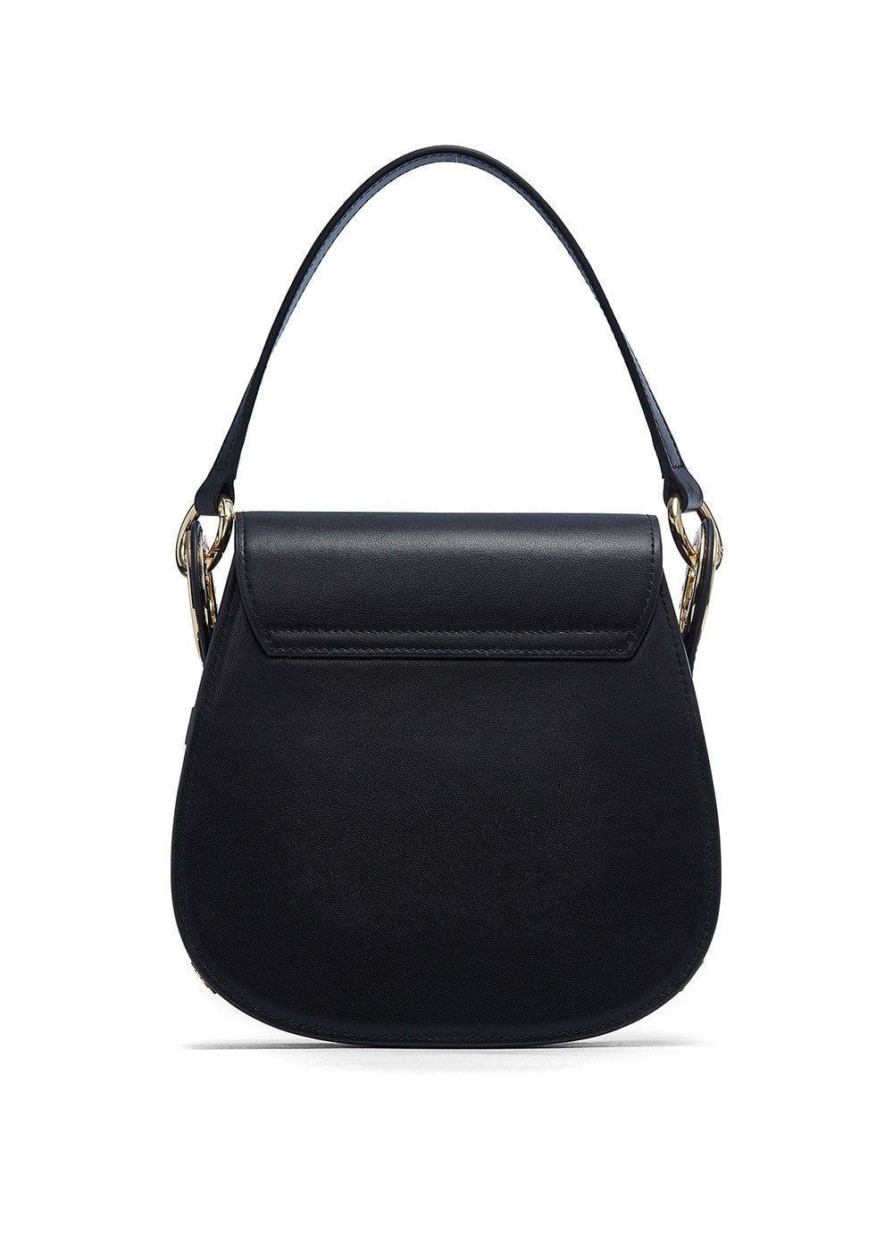 Chelsea Saddle Bag - Soft Black - 4