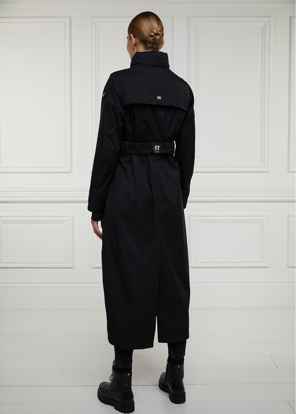 Rosedale Waterproof Longline Coat AW24 - Black - 2