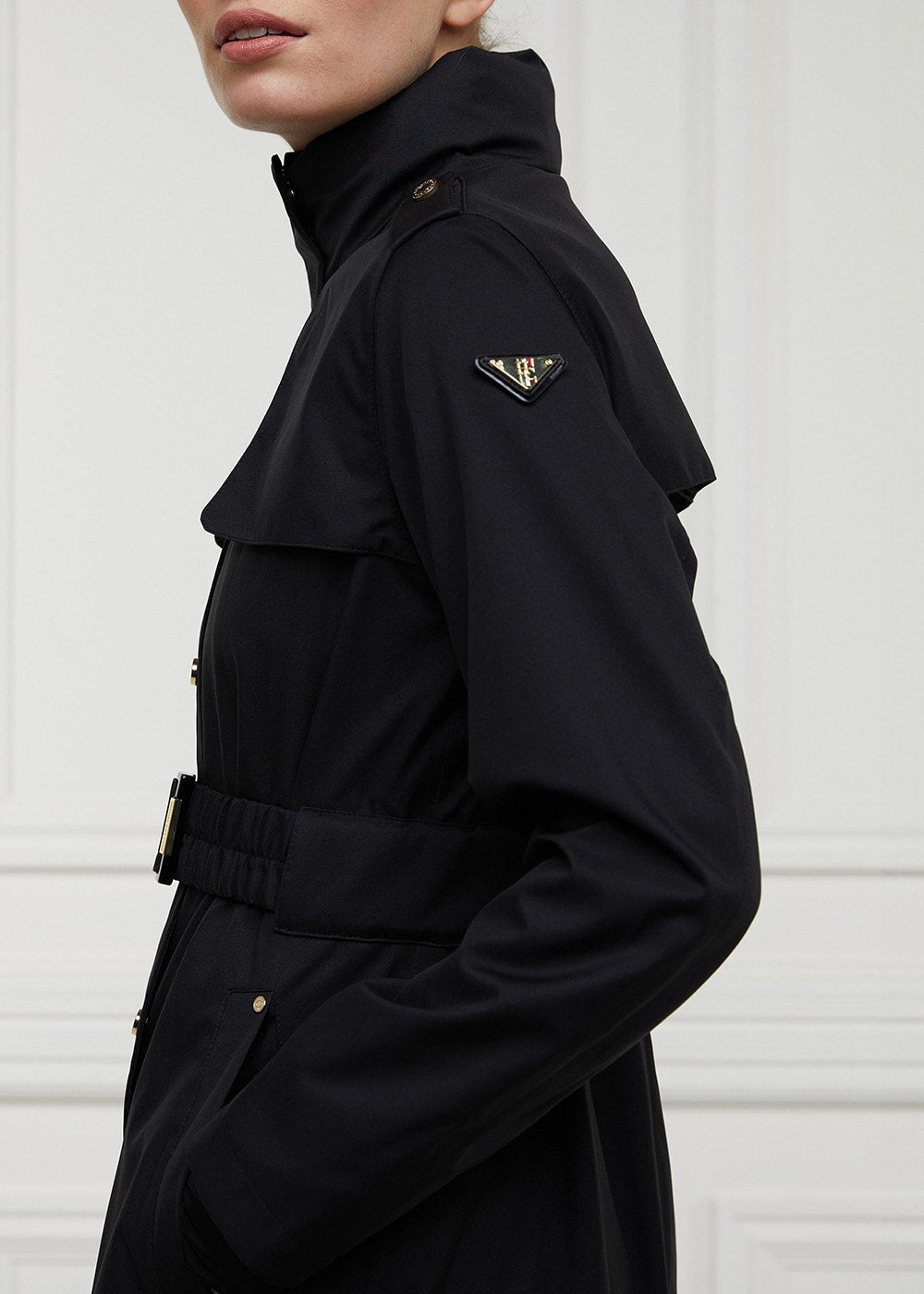 Rosedale Waterproof Longline Coat AW24 - Black - 4