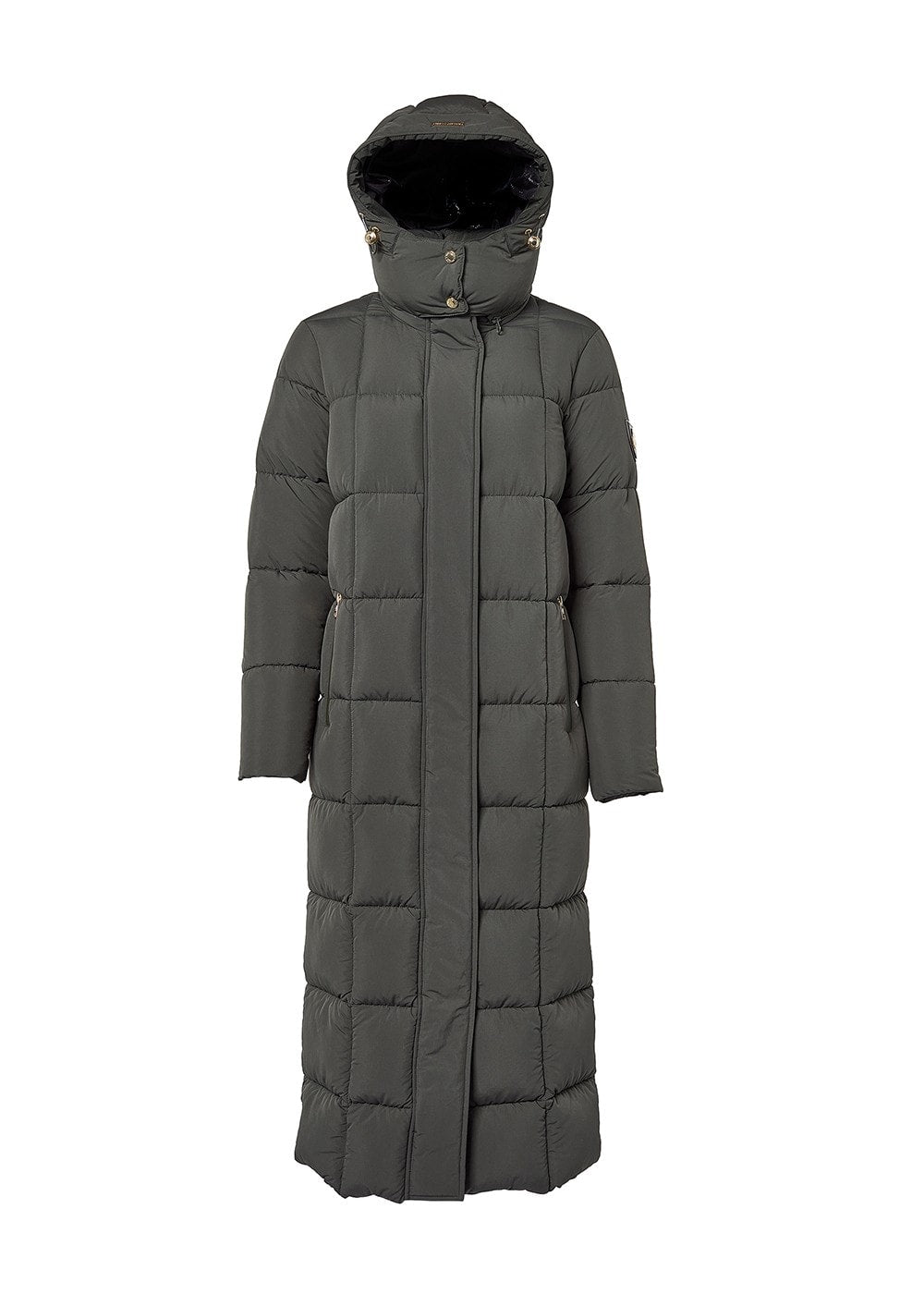 Carrington Longline Coat AW24 - Dark Olive - 10