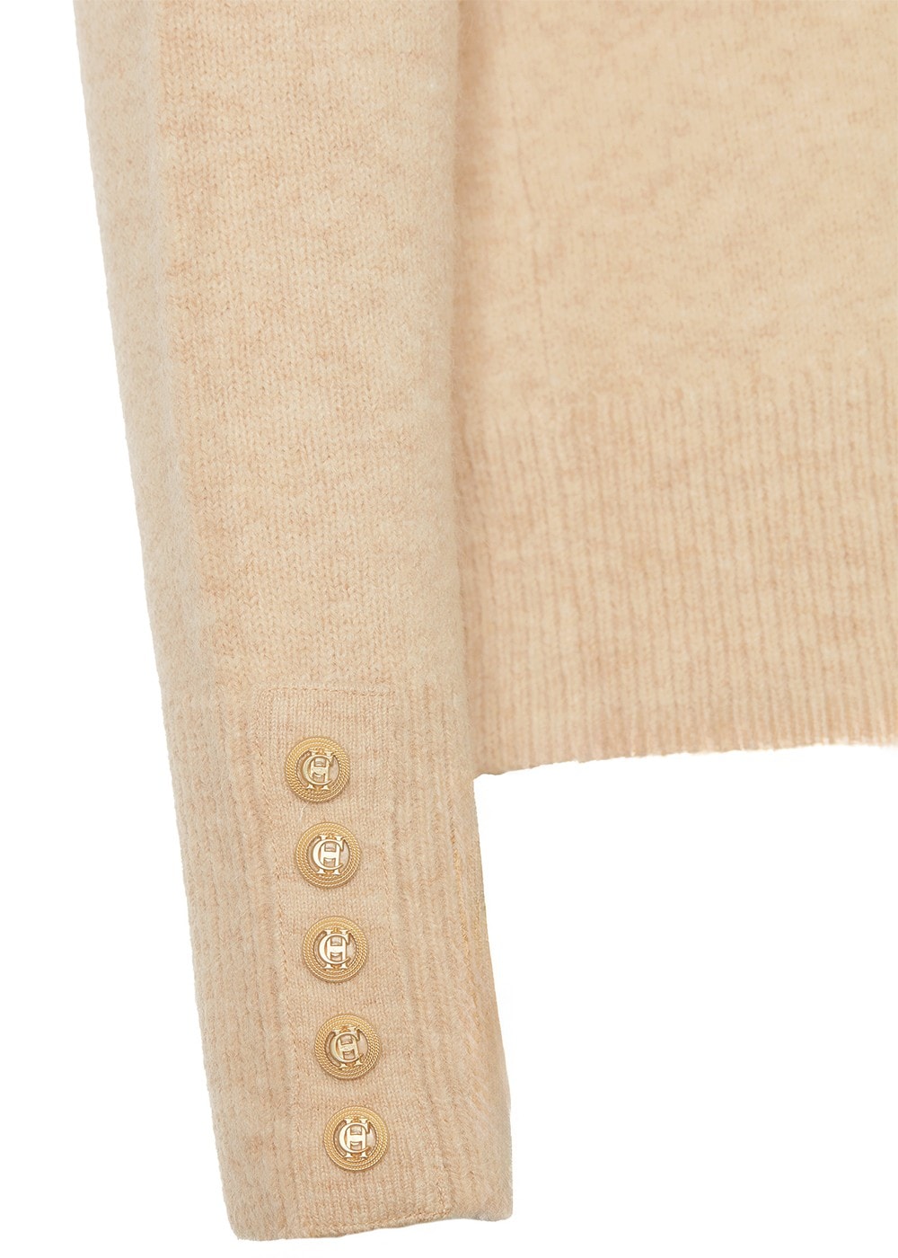 Tori Half Zip Knit AW24 - Camel - 6