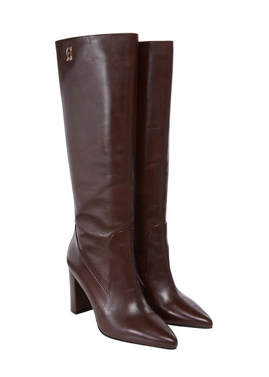 Kensington Knee Boots - Chocolate - 1