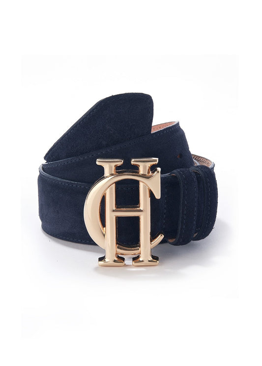 Classic Suede Belt - Ink Navy - 1