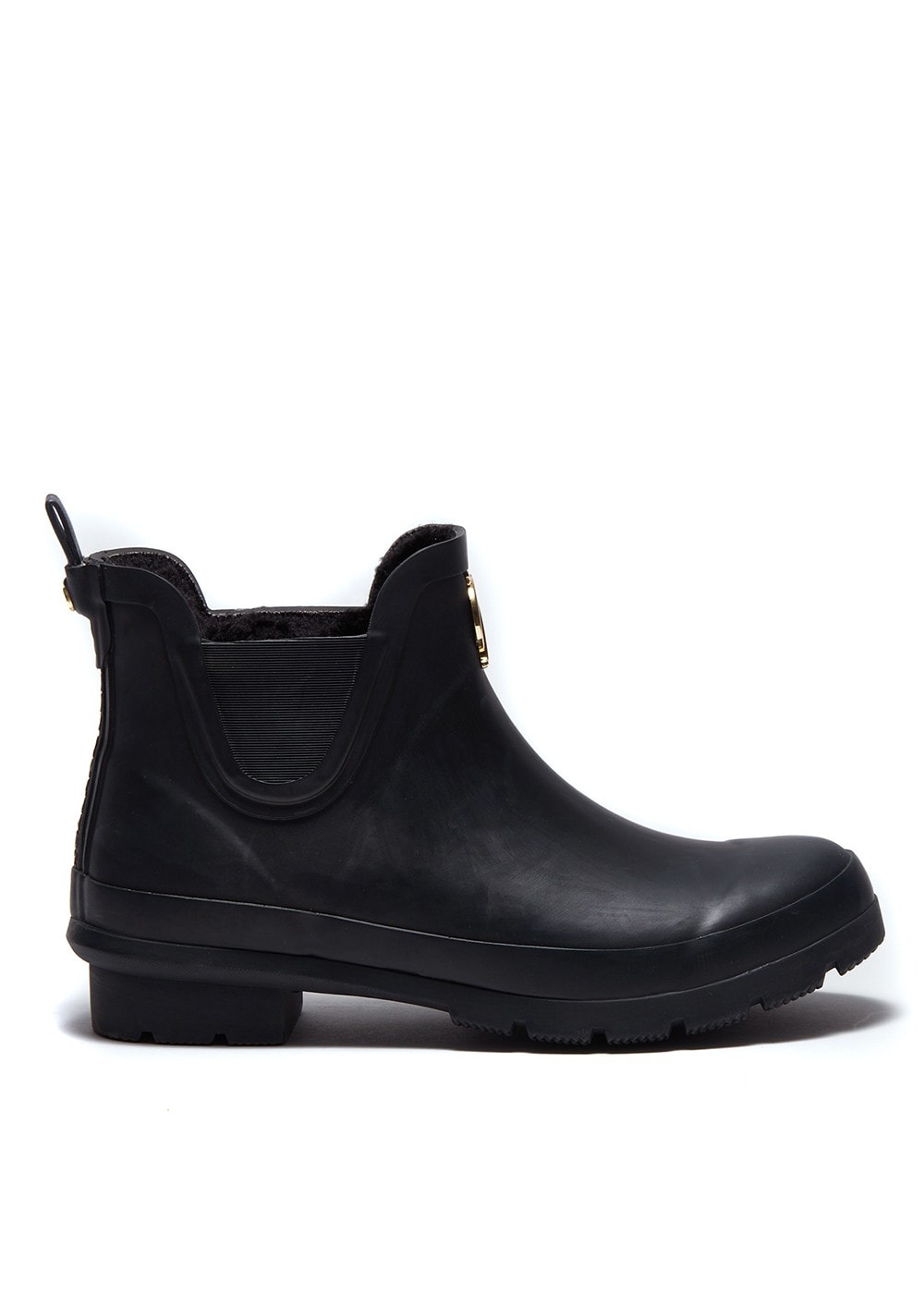 Rubber Chelsea Boots - Black - 3