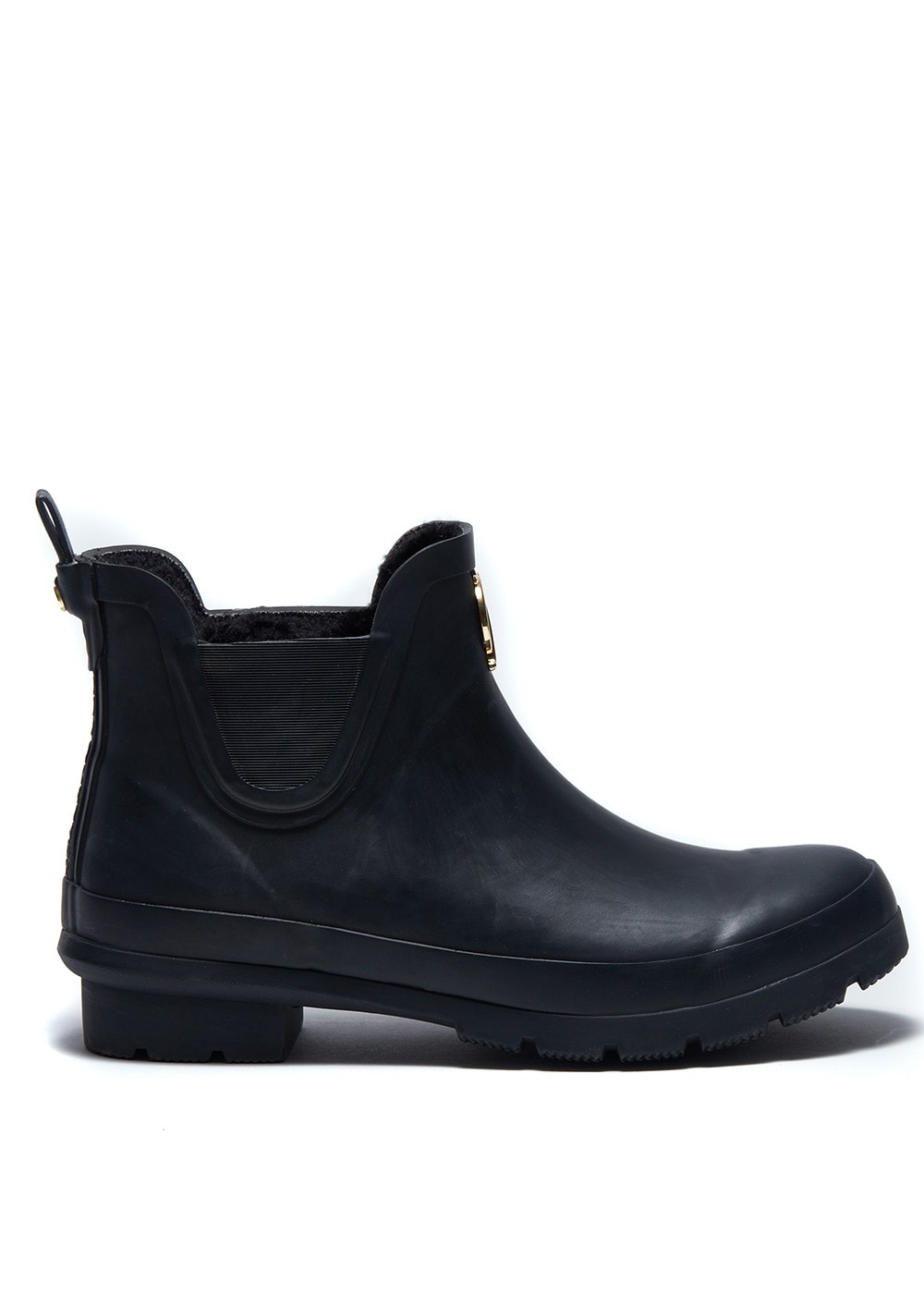 Rubber Chelsea Boots - Black - 6