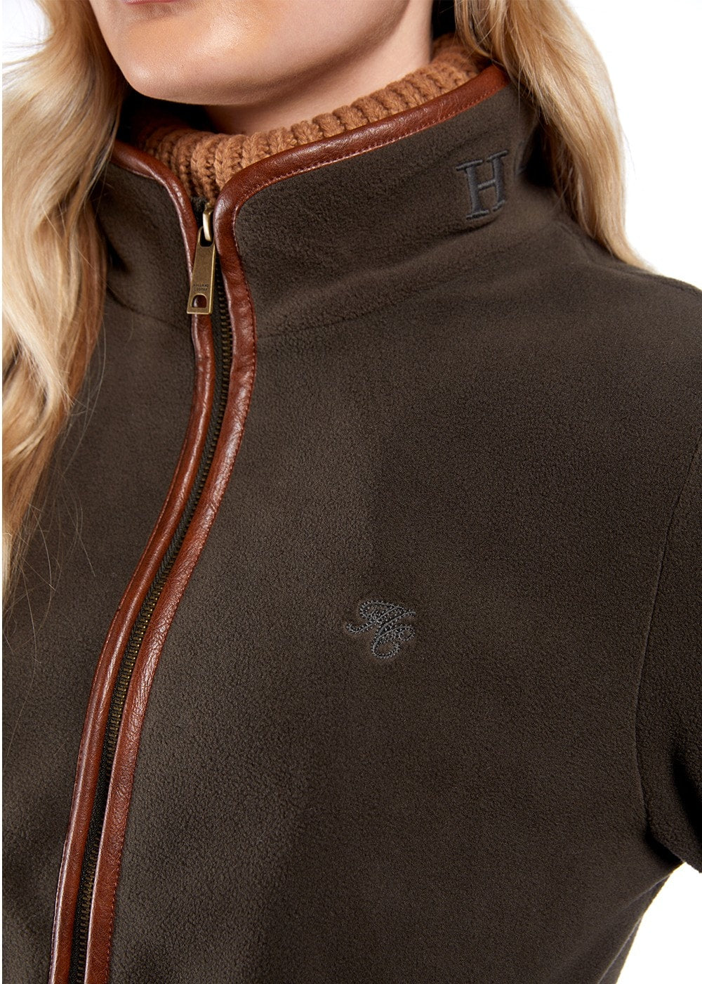 Country Longline Fleece Jacket AW24 - Khaki - 3