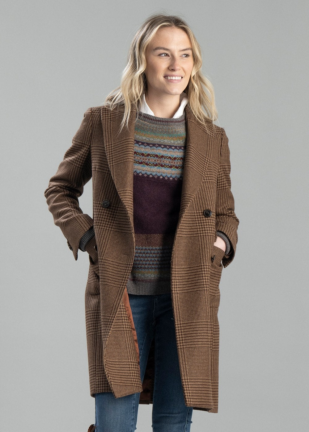 Spencer Wool Coat - Cavendish Check - 6