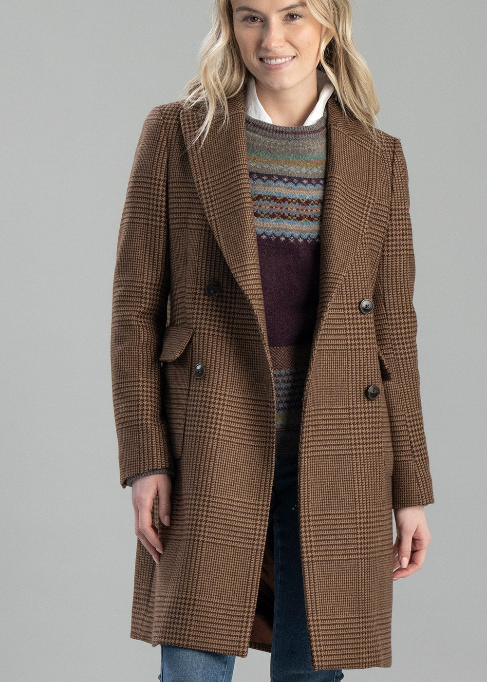 Spencer Wool Coat - Cavendish Check - 7