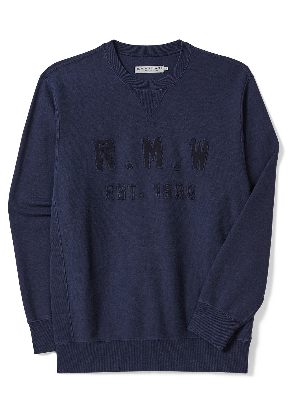 Stencil Crew Neck Sweatshirt - Midnight - 6