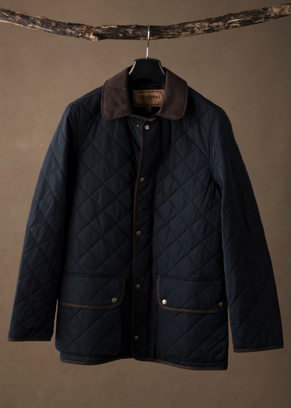 Barrowden Quilt Jacket - Midnight - 5