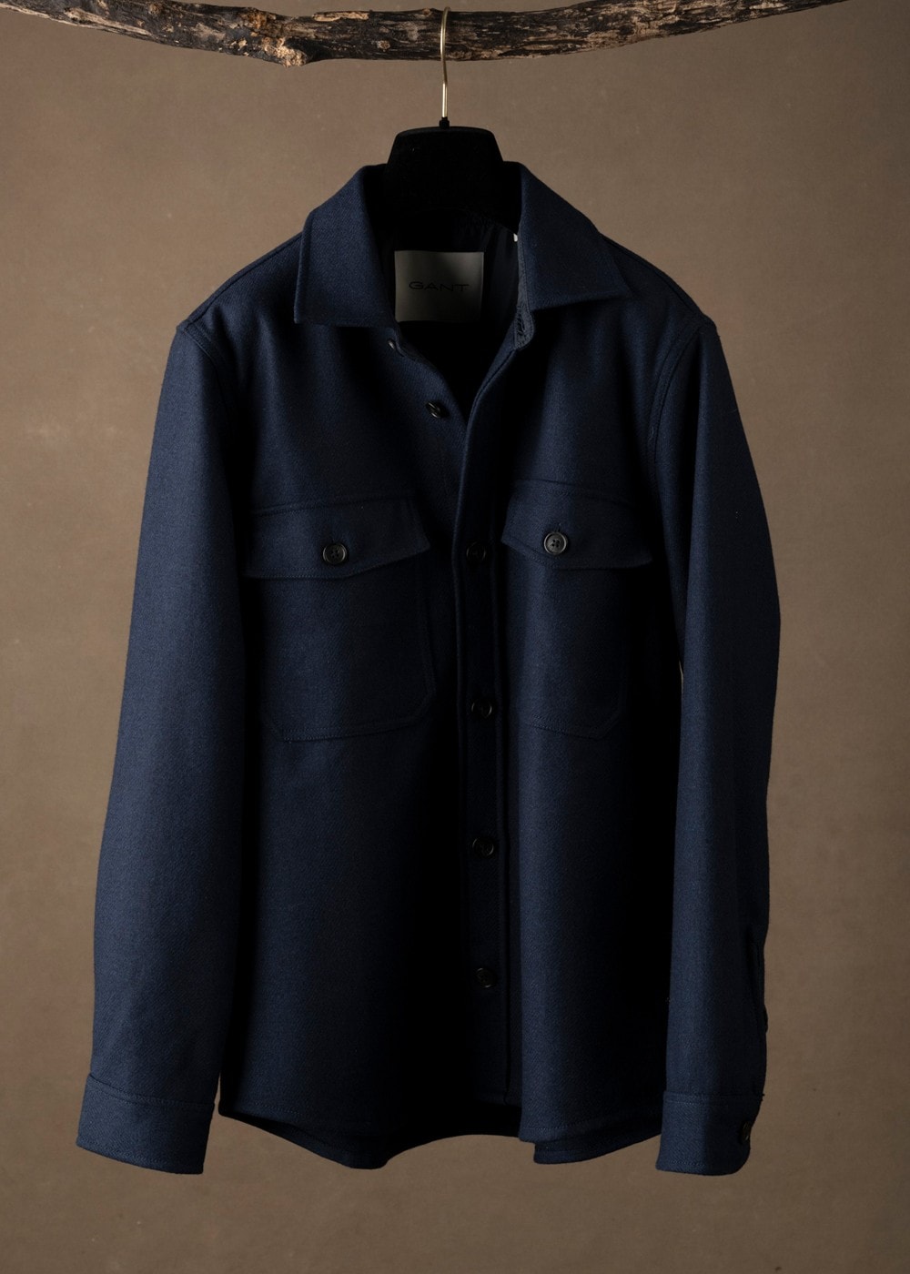 Wool Overshirt AW24 - Evening Blue - 7