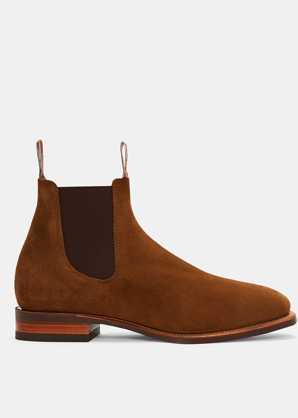 Suede Comfort Craftsman Boots - Cedar - 1