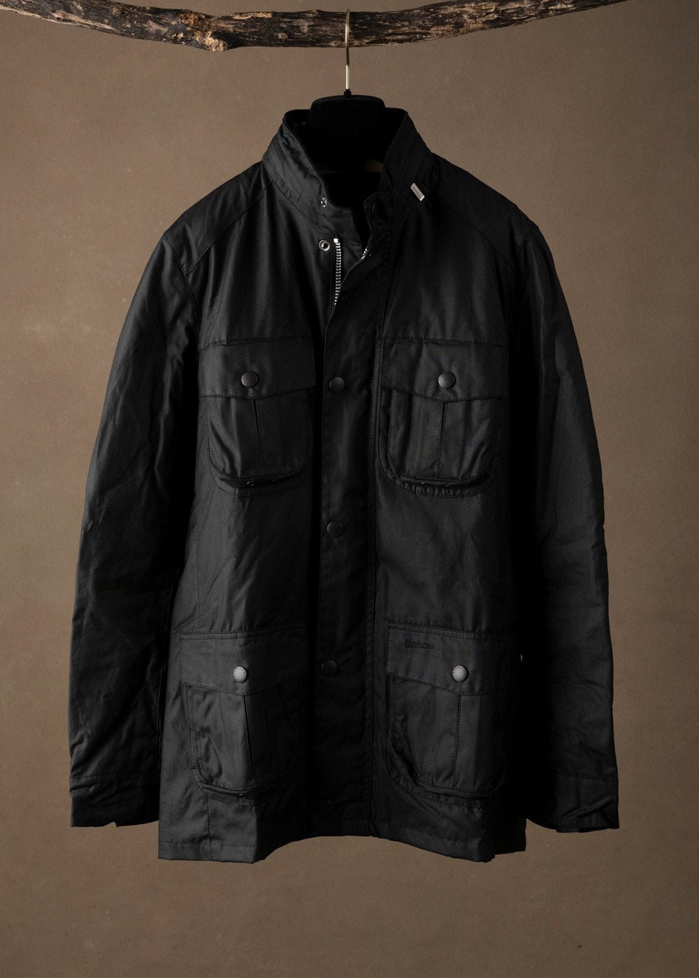 Corbridge Wax Jacket - Black - 7