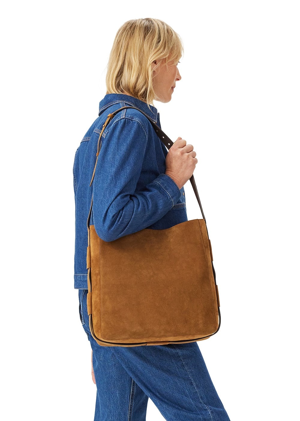 Audrey Hobo Bag AW24 - Tobacco - 6