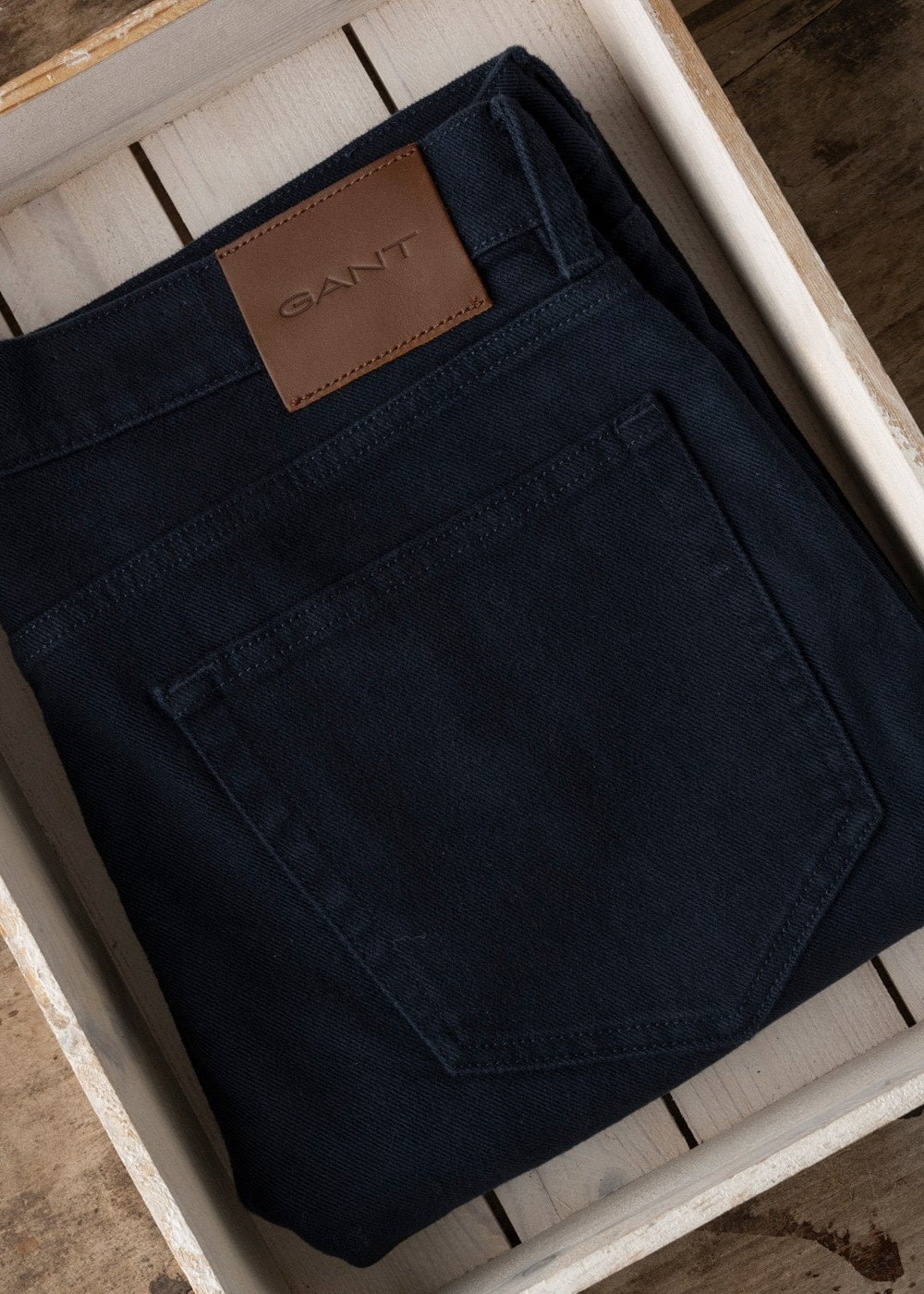 Regular Twill Jeans - Marine - 5