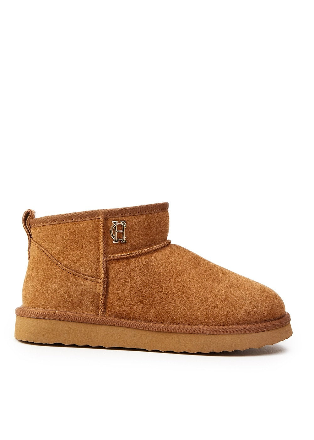 Ultra Mini Shearling Boots - Tan - 3