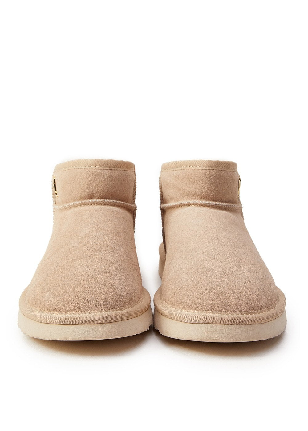 Ultra Mini Shearling Boots - Oyster - 4