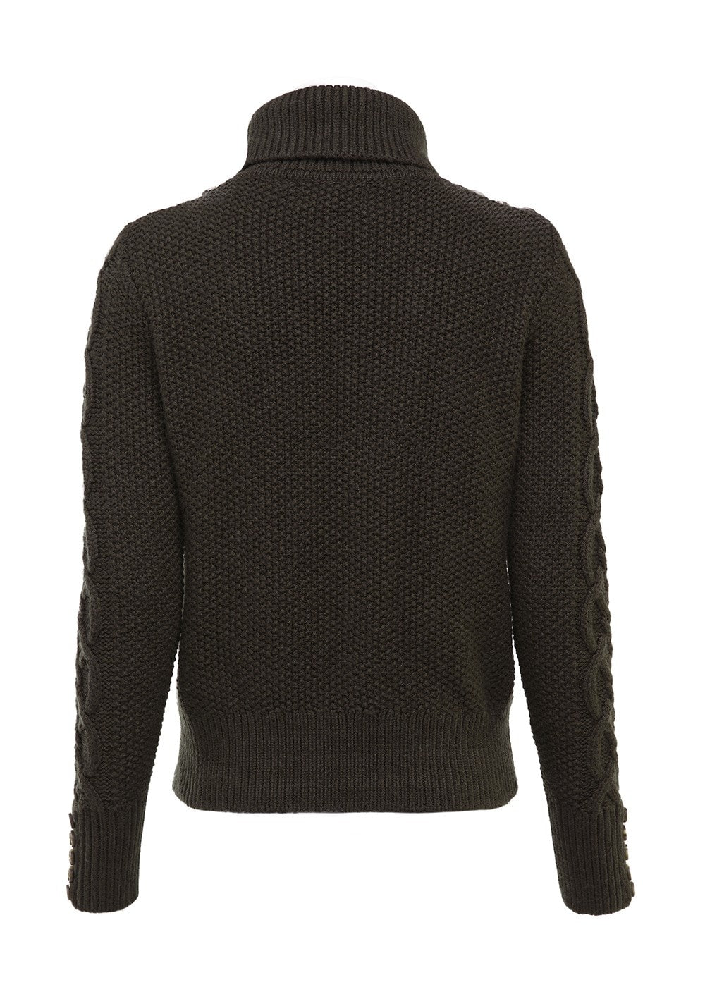 Cortina Roll Neck Knit AW24 - Fern Green - 6