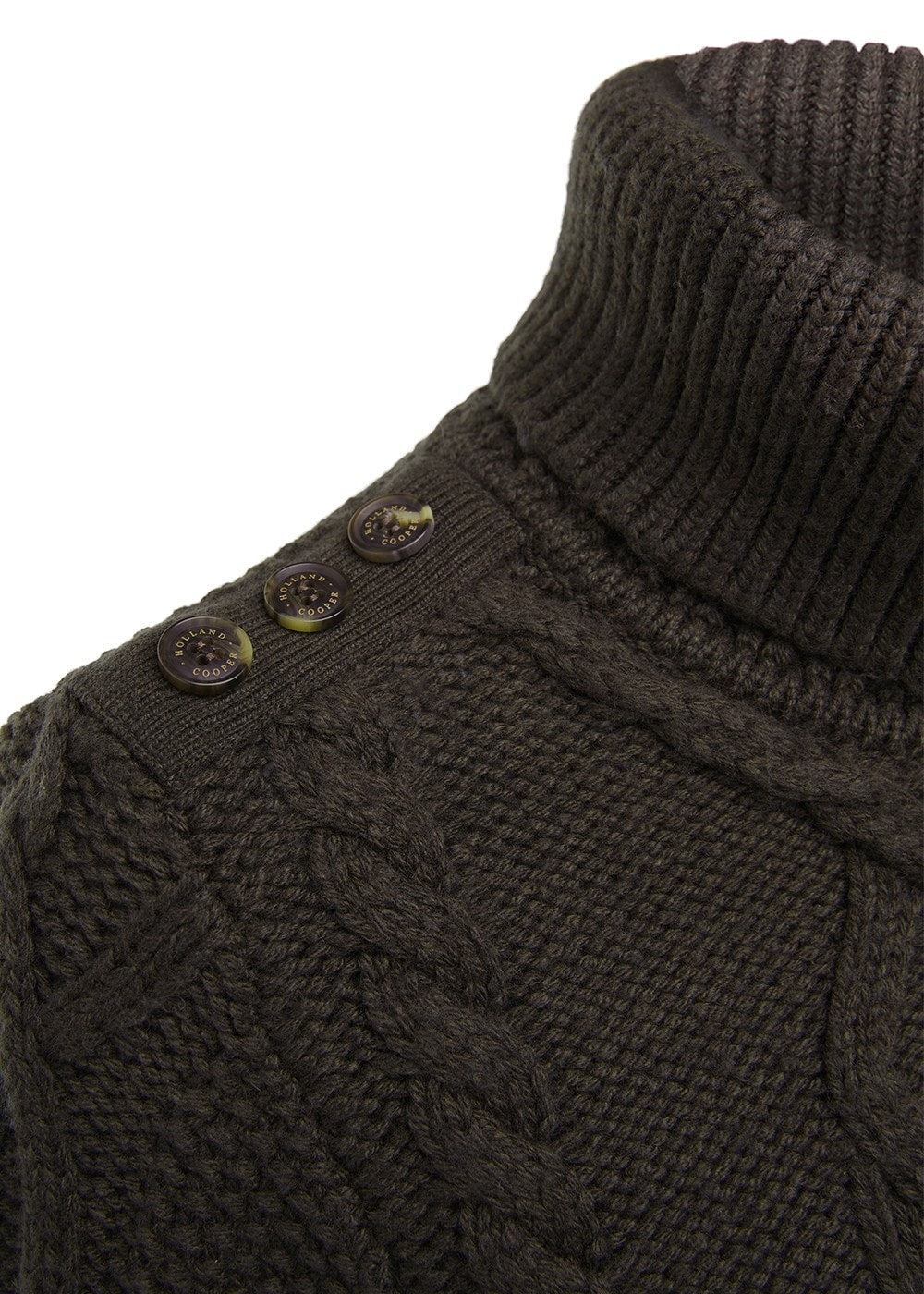 Cortina Roll Neck Knit AW24 - Fern Green - 8