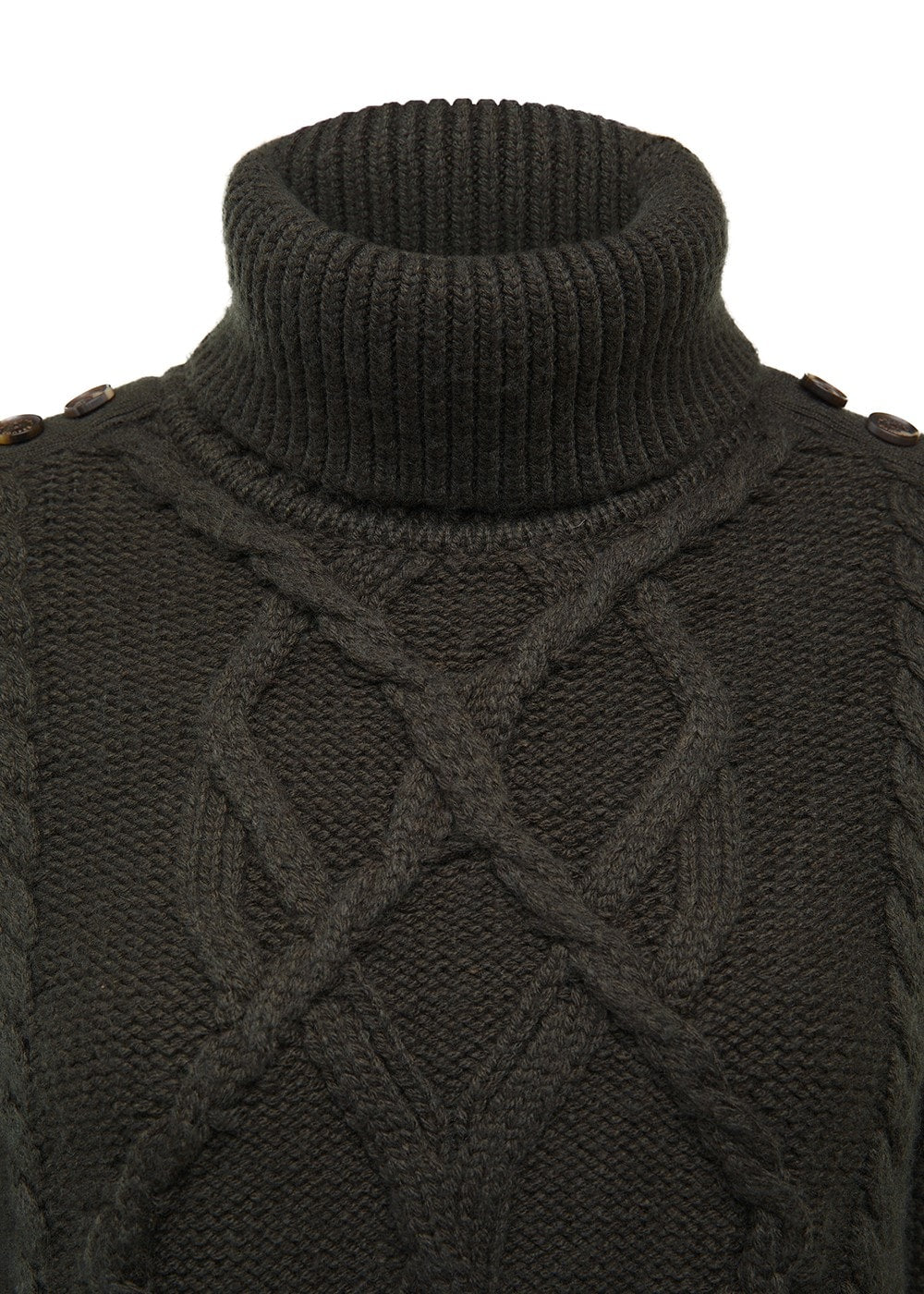 Cortina Roll Neck Knit AW24 - Fern Green - 9