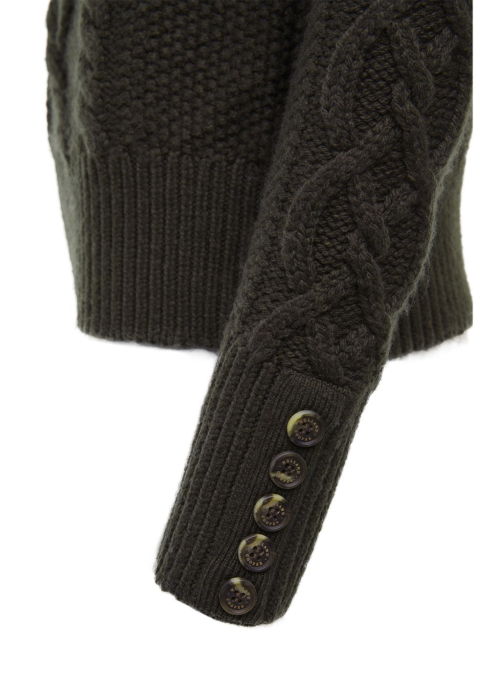 Cortina Roll Neck Knit AW24 - Fern Green - 10