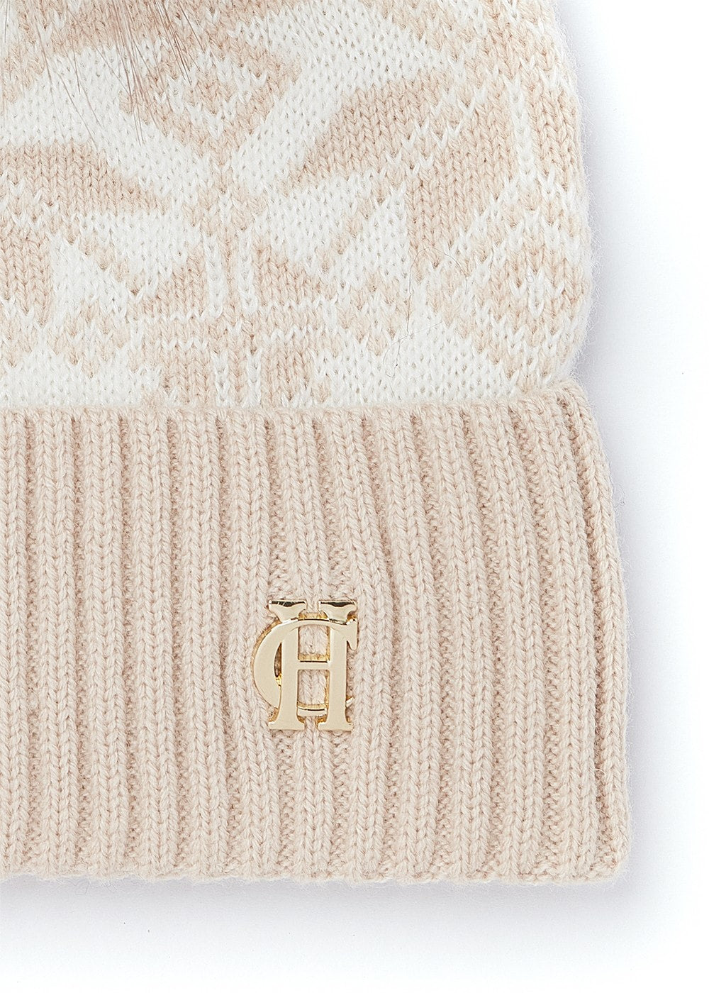 Beatrice Bobble Hat - Camel Cream - 3