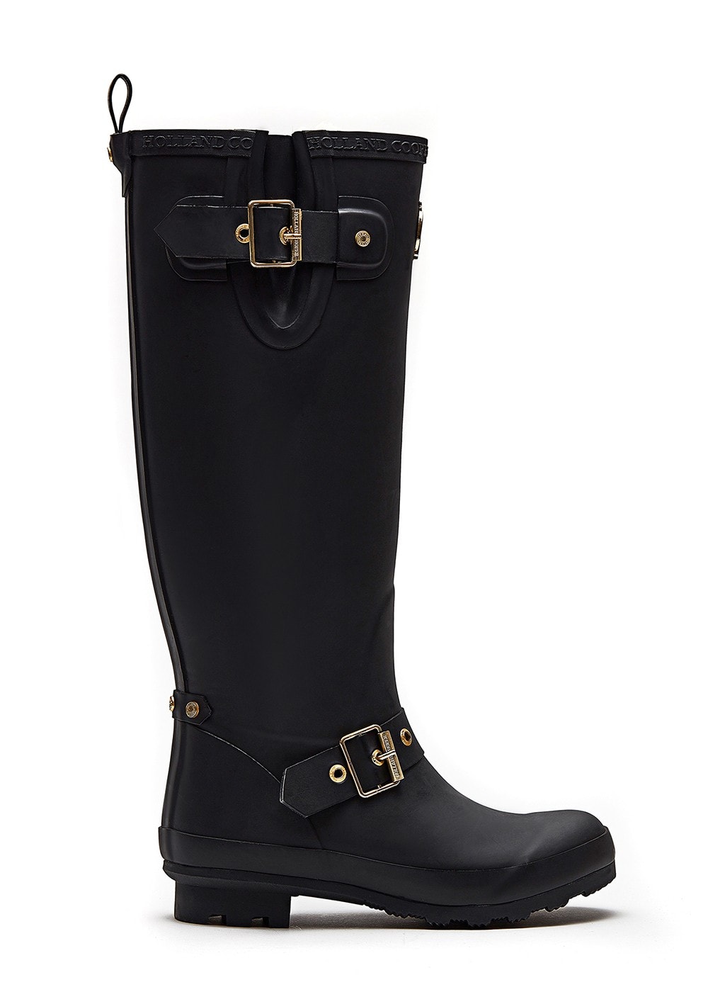 Sherpa Lined Regency Wellingtons - Matt Black - 3