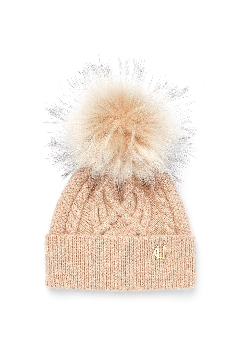 Cortina Bobble Hat - Camel Champagne - 2