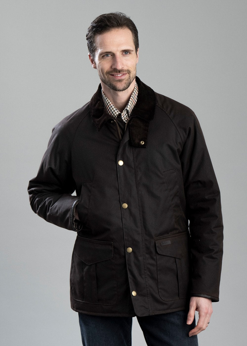 Stratford Tattersall Wax Jacket AW24 - Rustic - 1