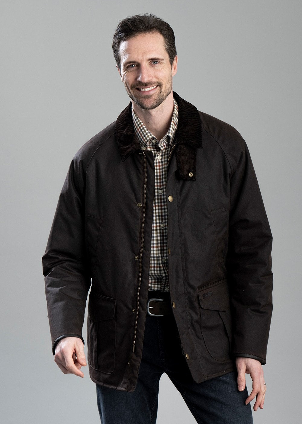 Stratford Tattersall Wax Jacket AW24 - Rustic - 5