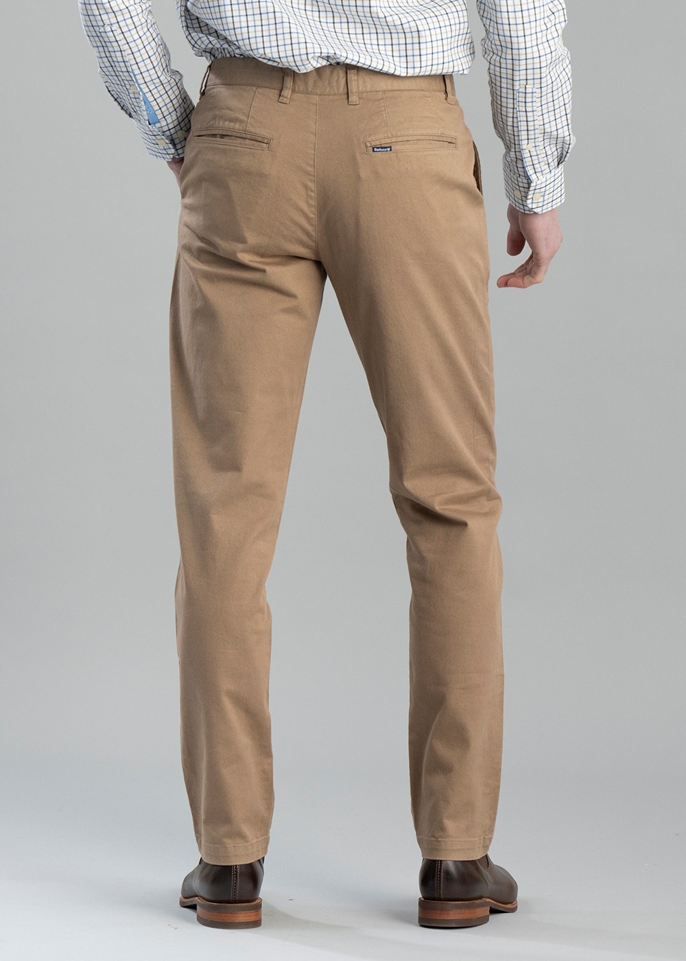 Washed Stretch Twill Trousers - Stone - 3