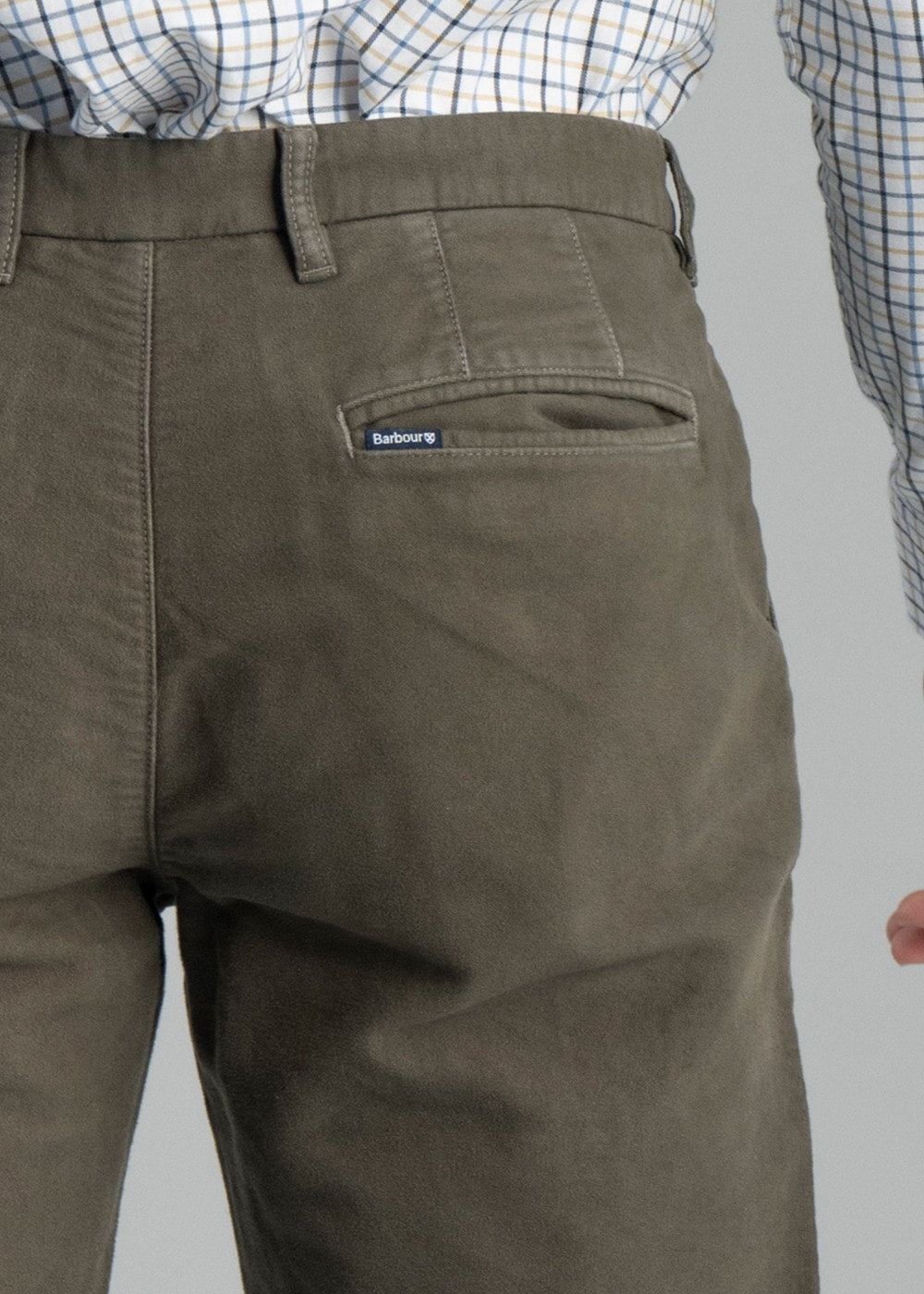 Moleskin Trousers - Dark Olive - 4