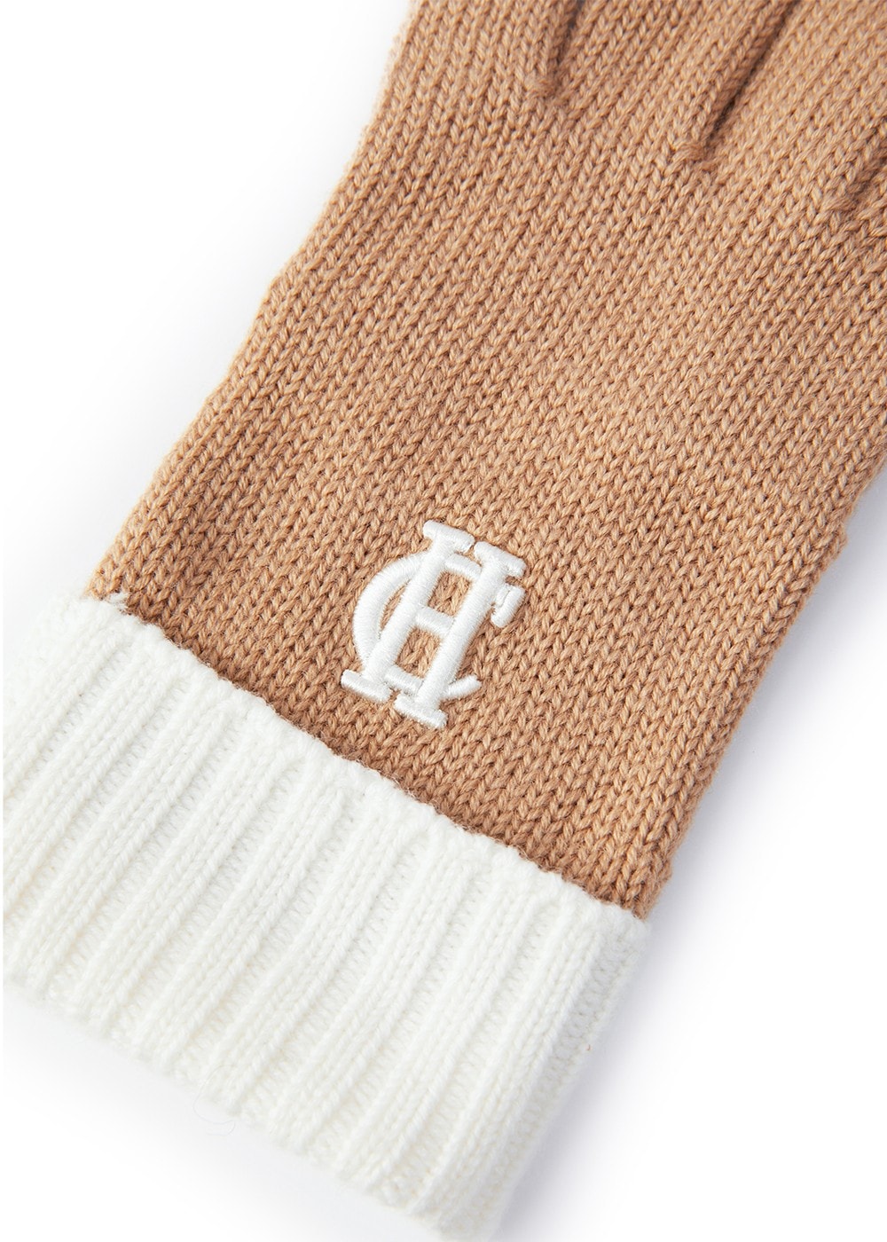 Chelsea Logo Knitted Gloves - Camel Cream - 3