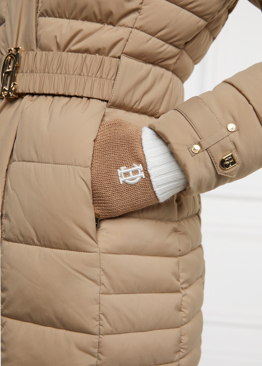 Chelsea Logo Knitted Gloves - Camel Cream - 5