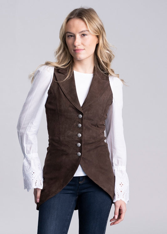 Anna Waistcoat - Brown - 1