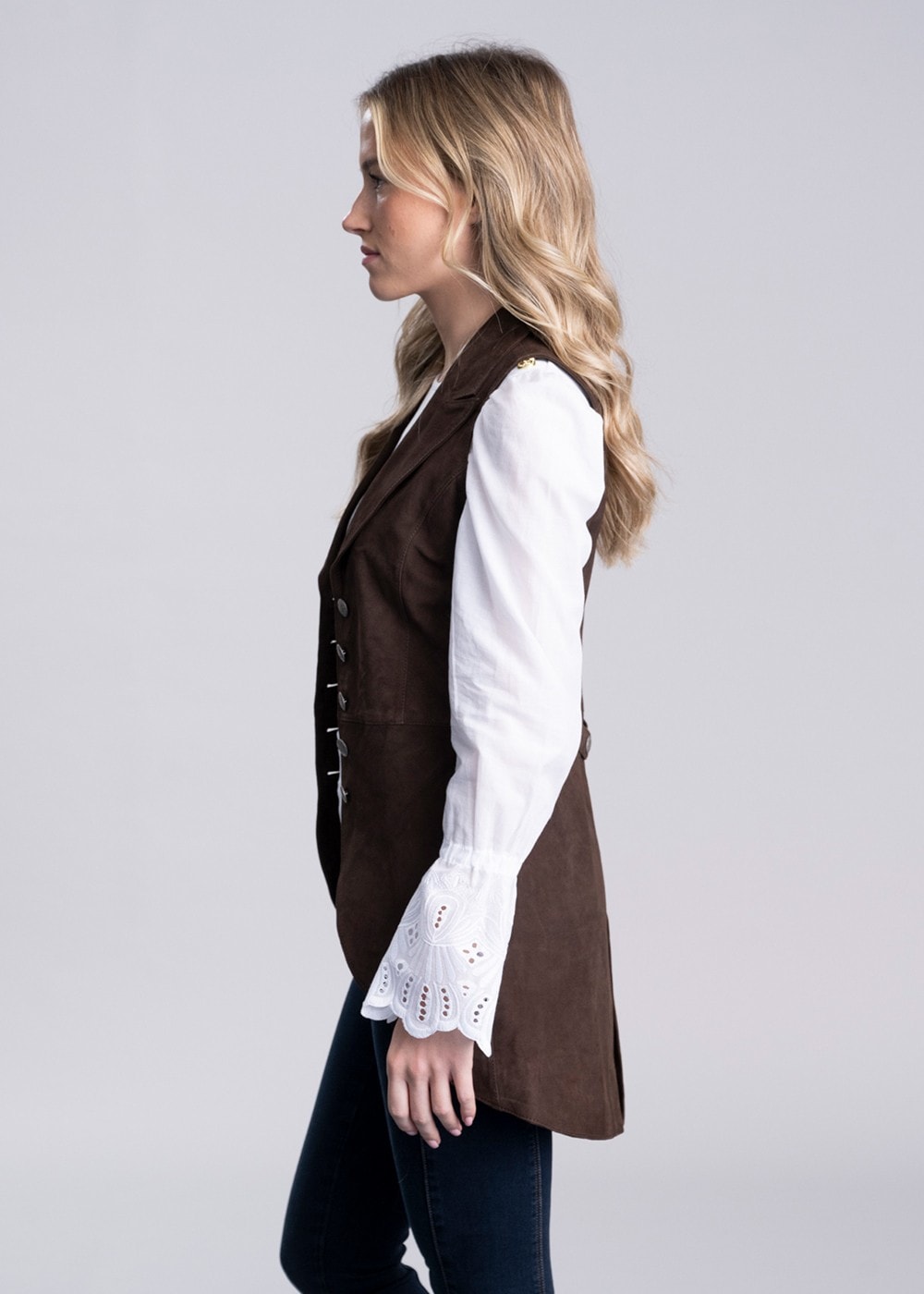 Anna Waistcoat - Brown - 4