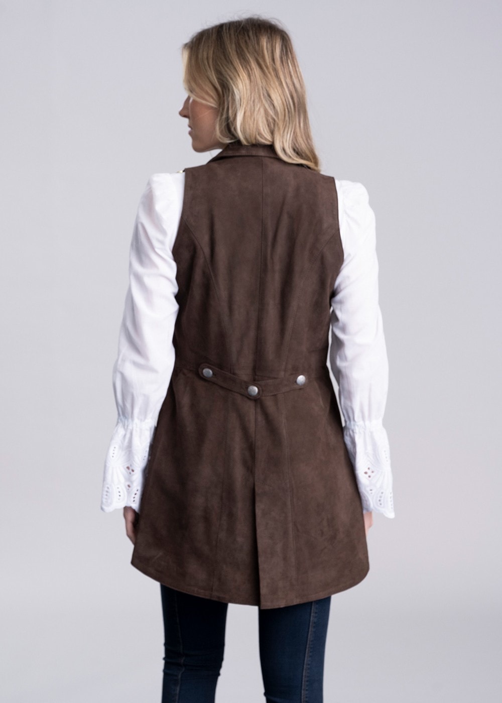 Anna Waistcoat - Brown - 5