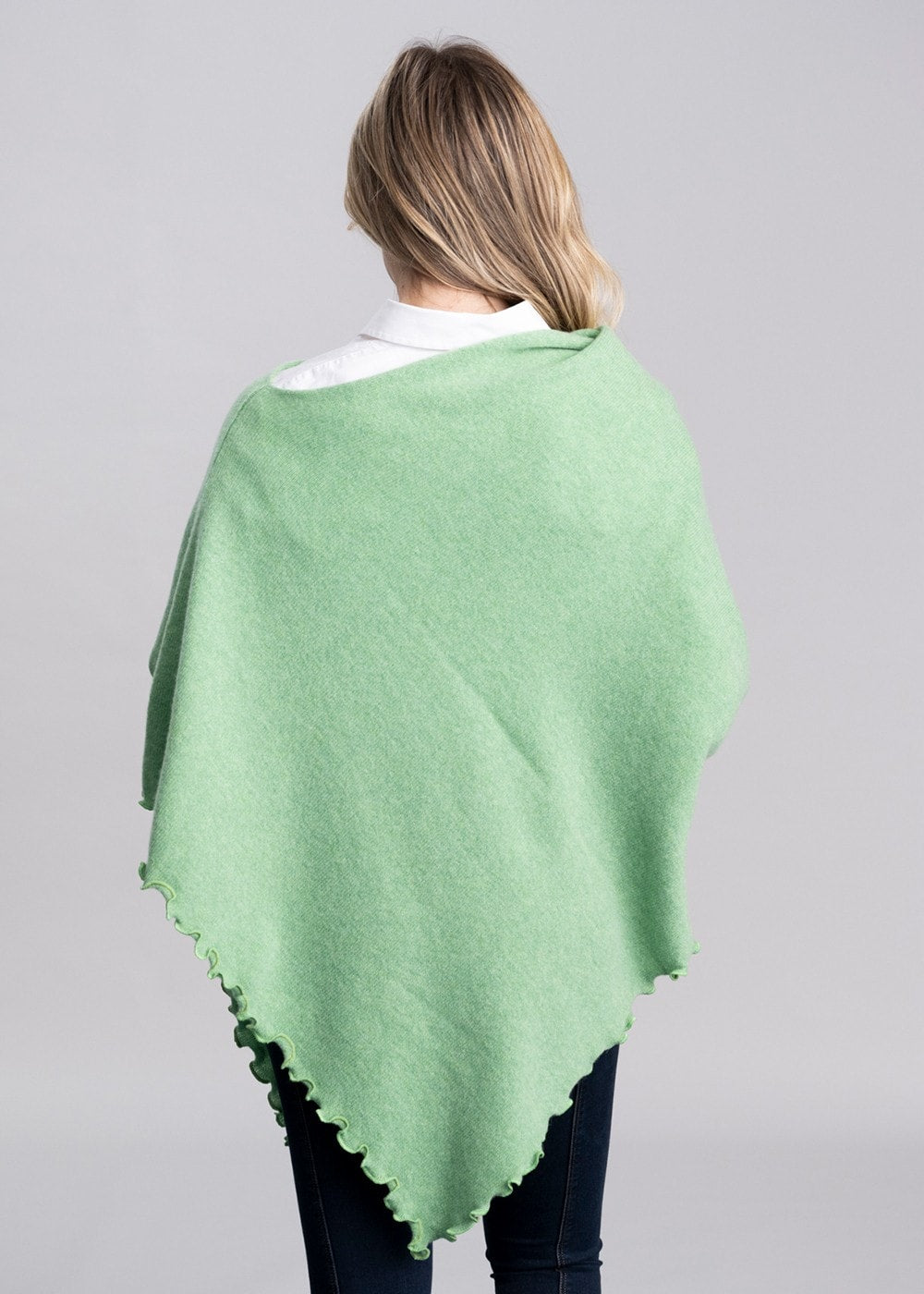 Lindsey Lambswool Poncho - Springtime - 2