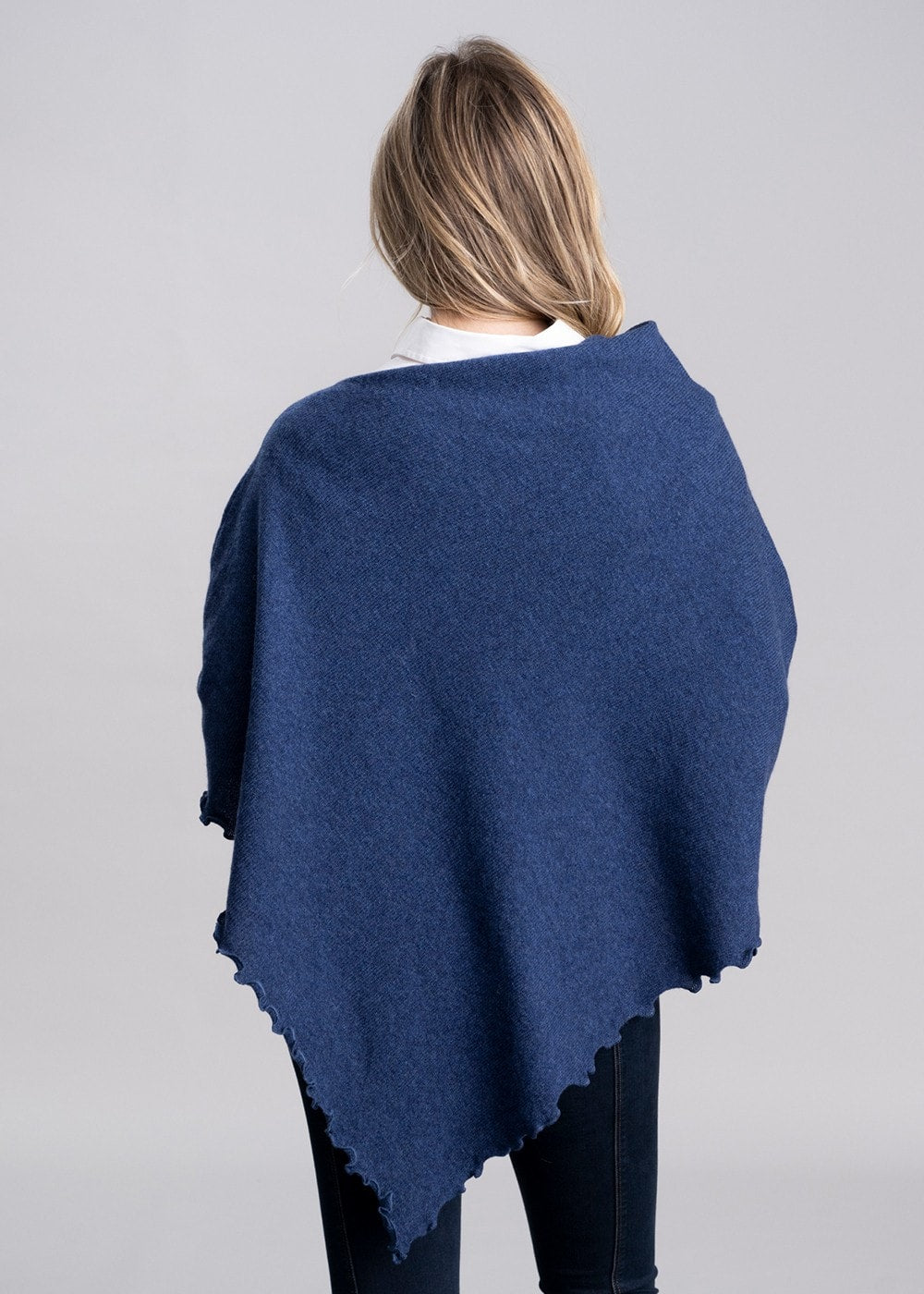 Lindsey Lambswool Poncho - Rhapsody - 5