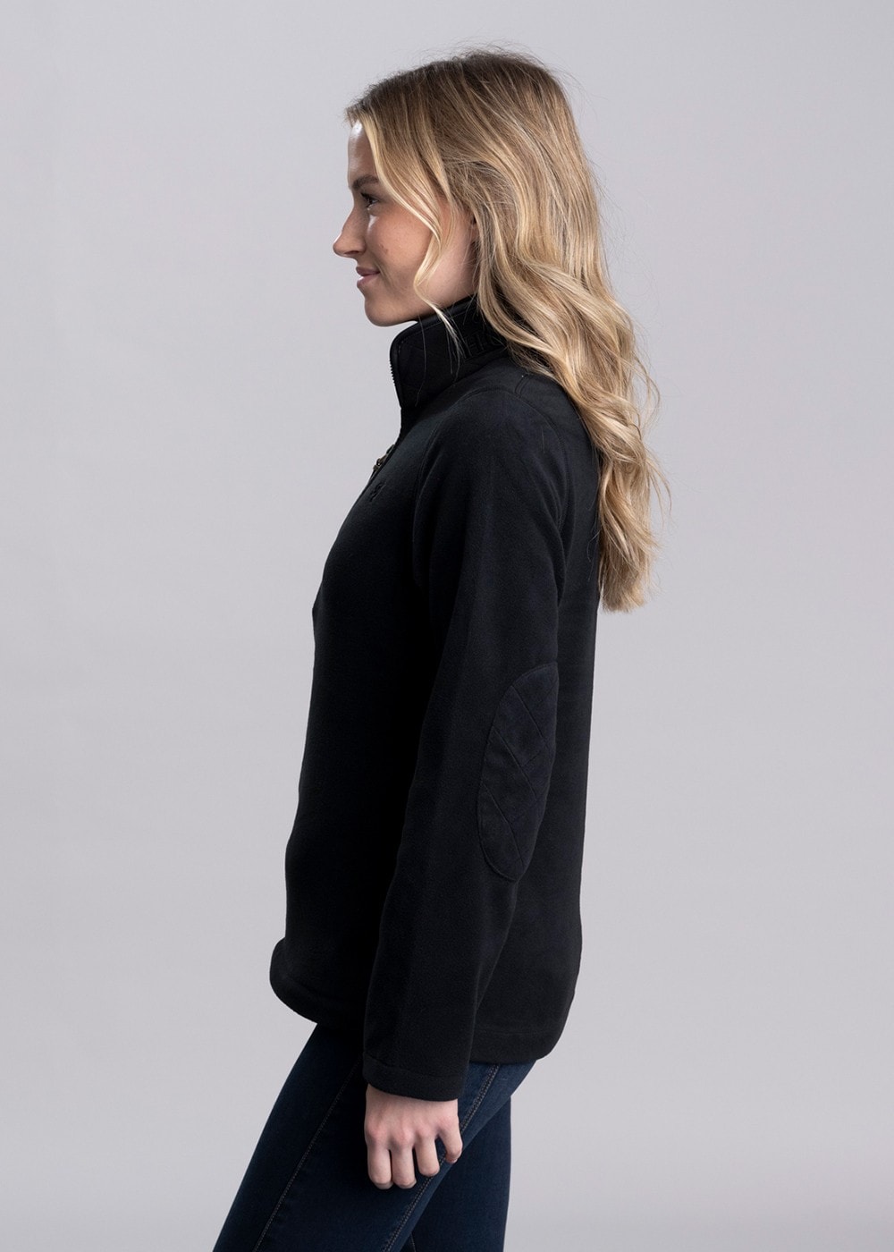 Country Fleece Half Zip - Black - 3