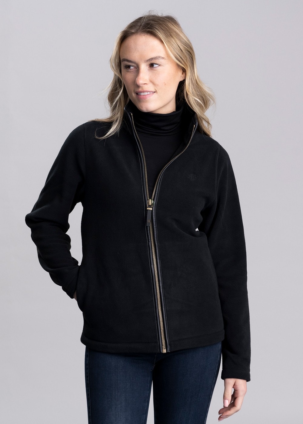 Country Fleece Jacket - Black - 2