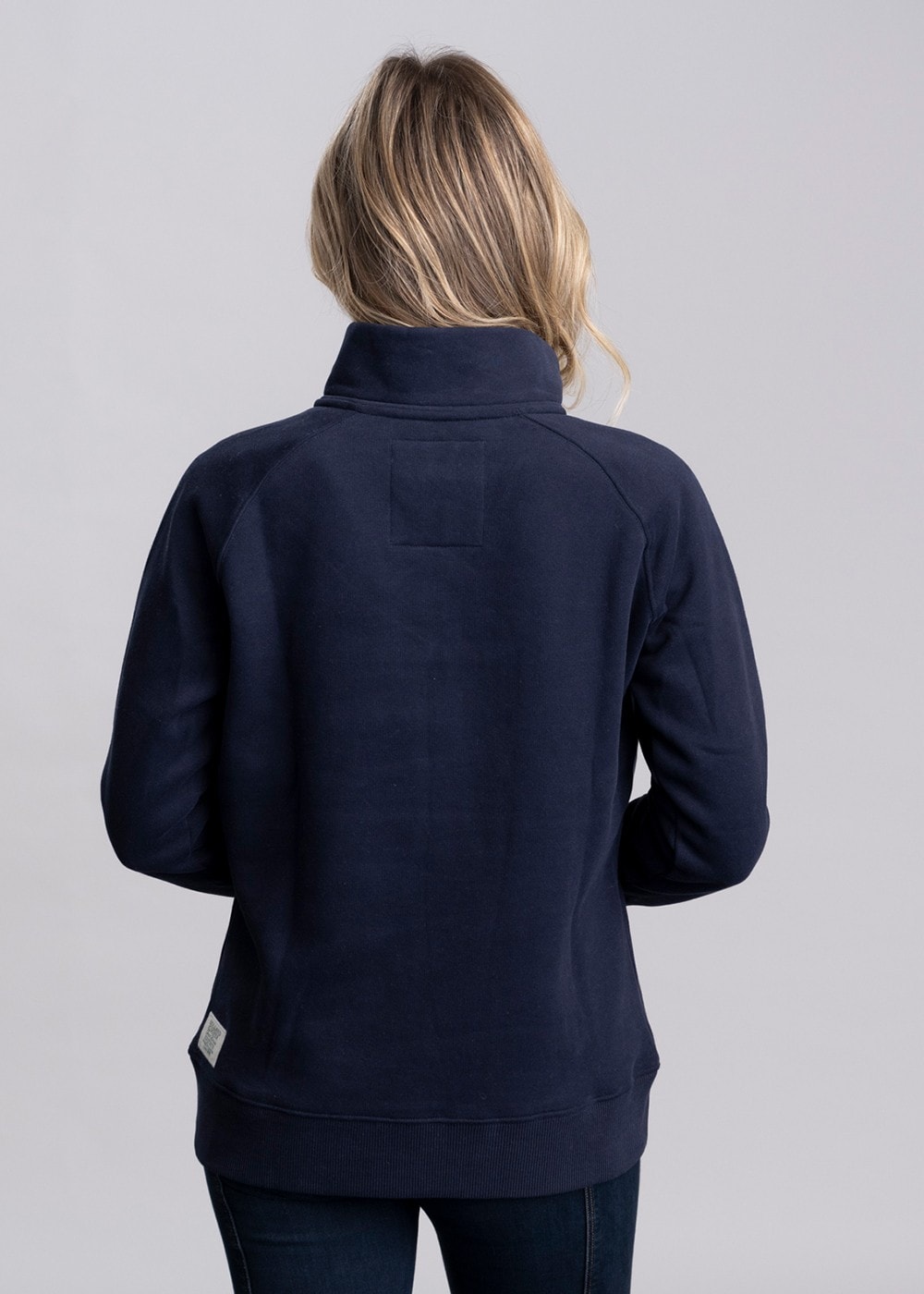 Sporting Heritage Zip Henley - Ink Navy - 4