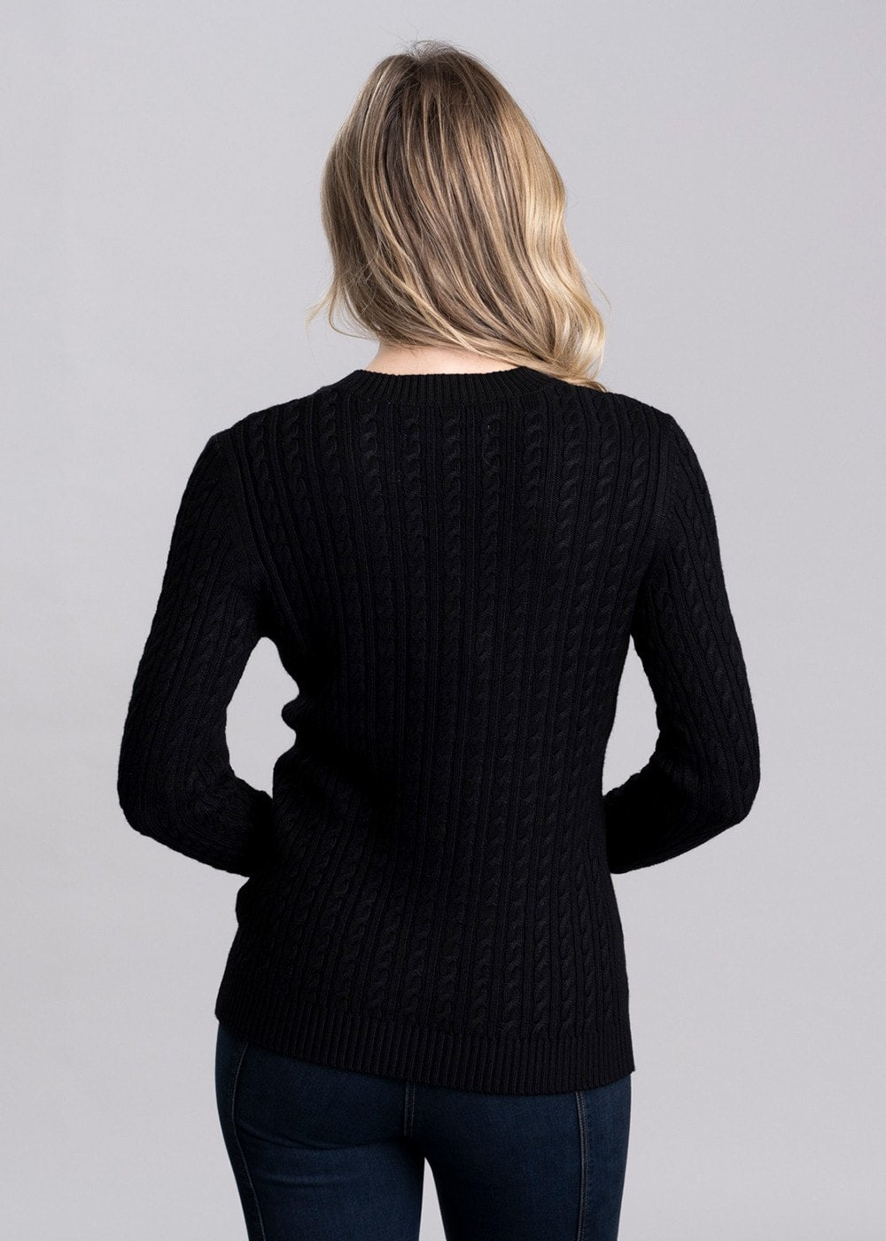 Seattle V-Neck Knit - Black - 3