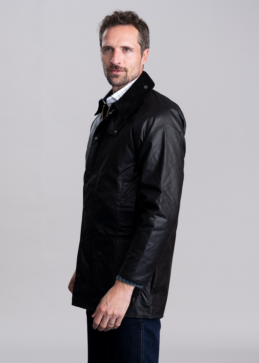 Beaufort Wax Jacket - Black - 2