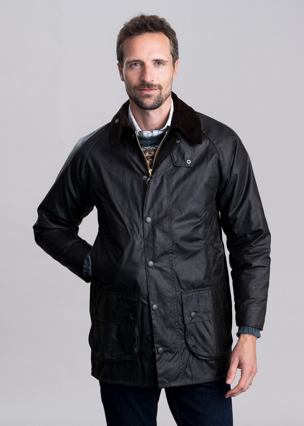 Beaufort Wax Jacket - Sage - 6