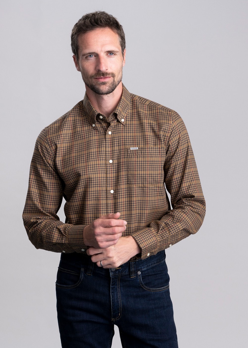 Henderson Thermo Weave Shirt - Stone - 1