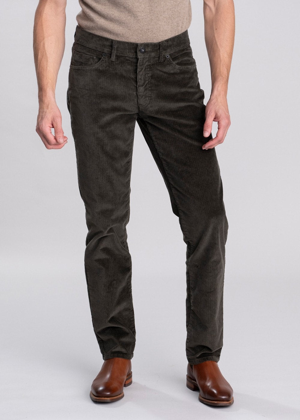 Mythos Cord Cadiz Jeans - Olive - 1