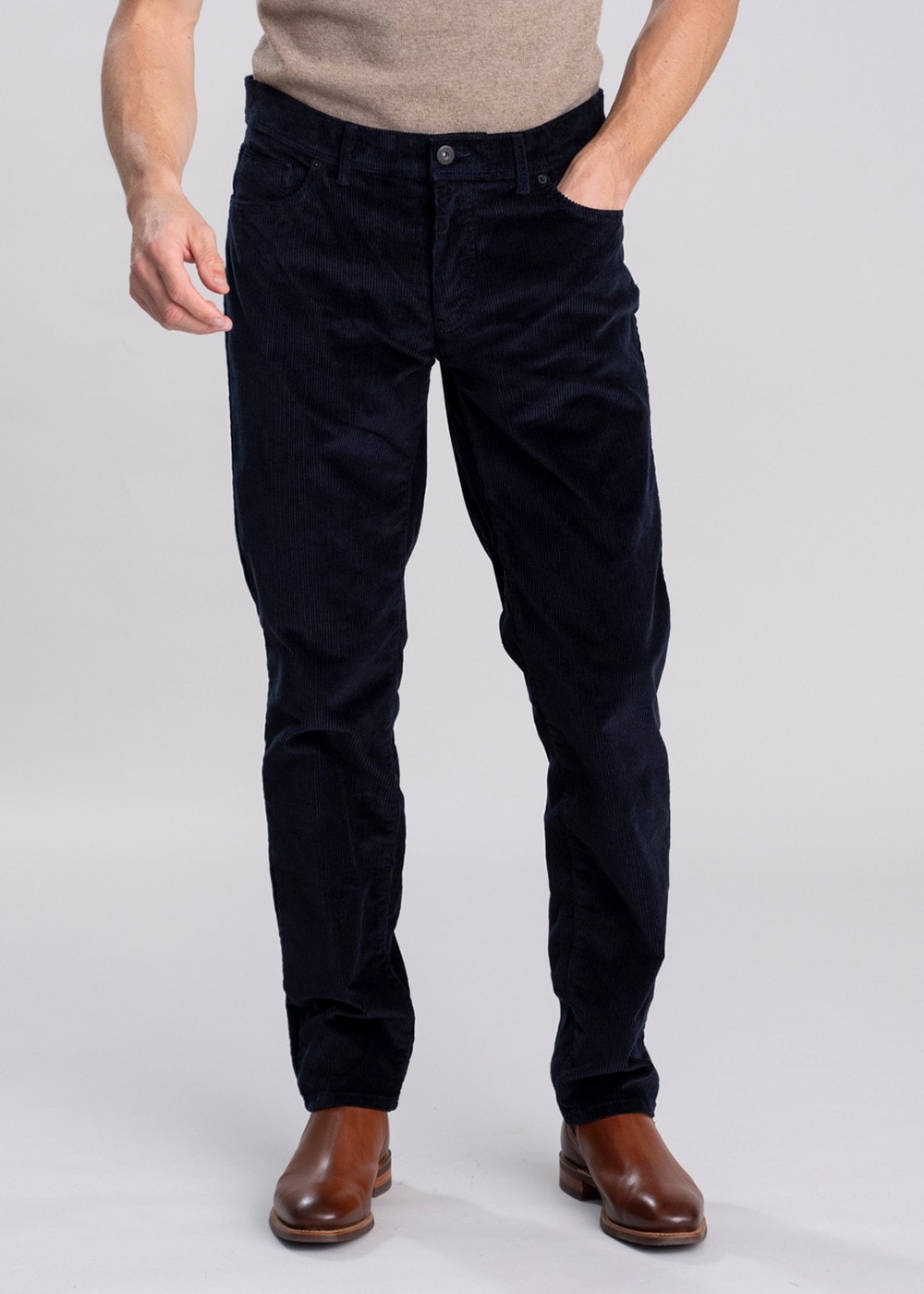 Mythos Cord Cadiz Jeans - Dark Navy - 1