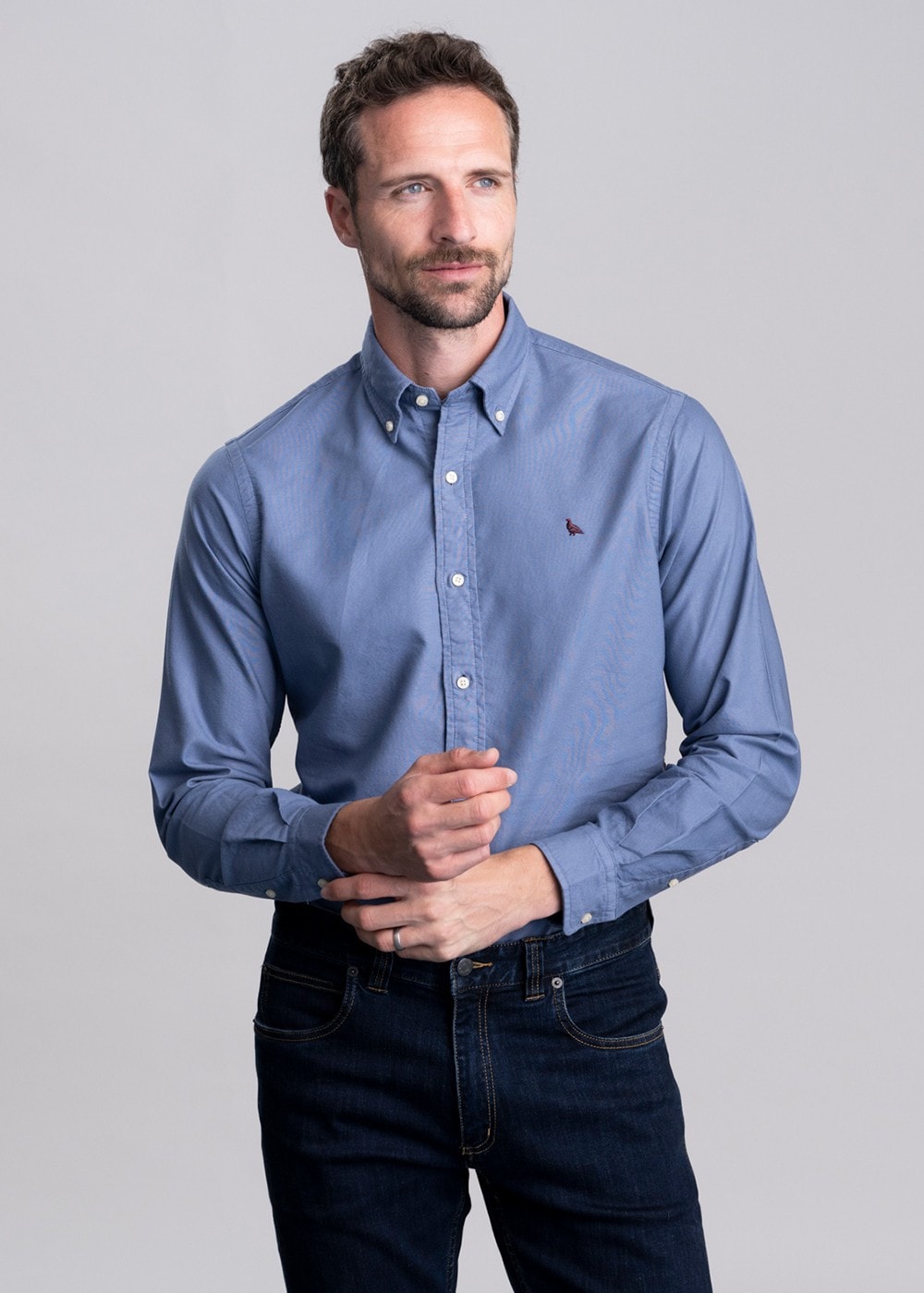 Cavendish Oxford Shirt - Vintage Navy - 1