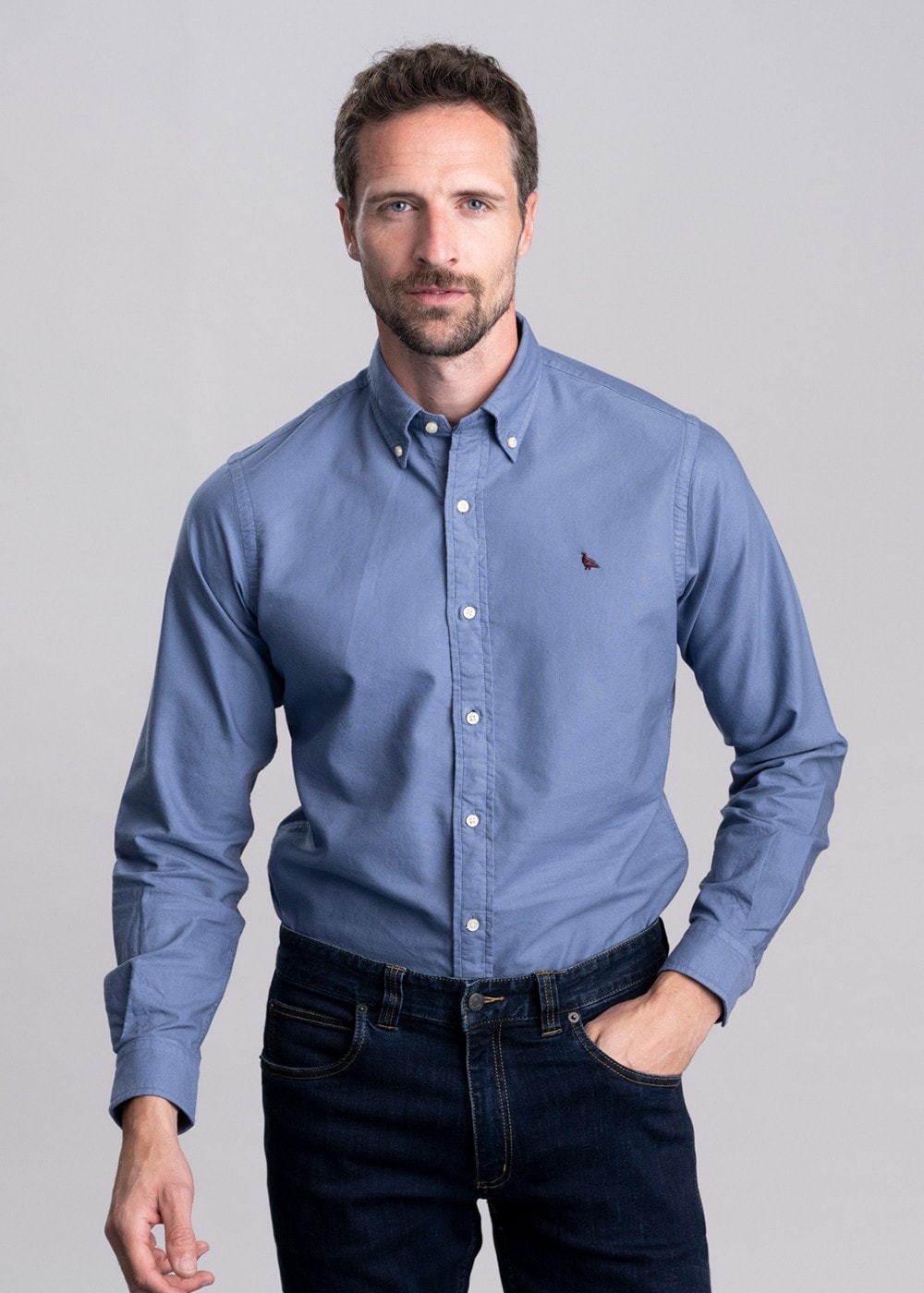 Cavendish Oxford Shirt - Vintage Navy - 4